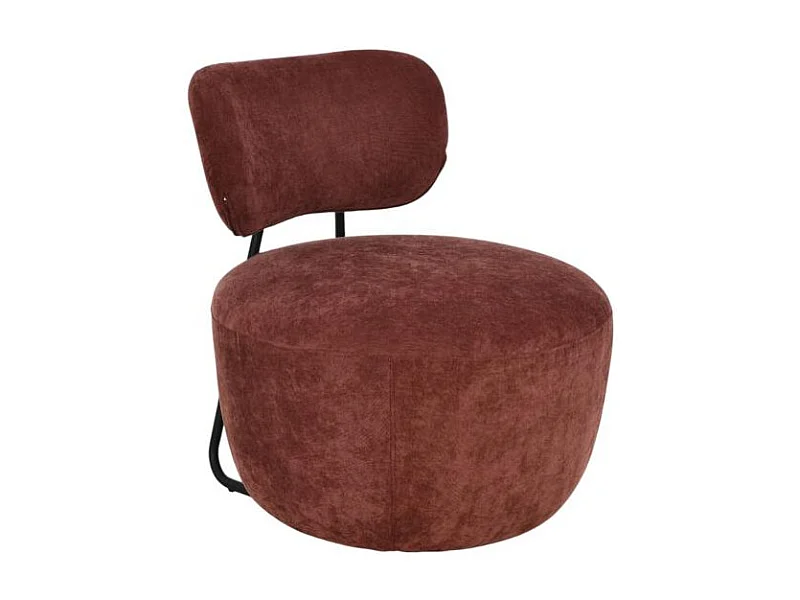 Fauteuil Carlos bordeaux