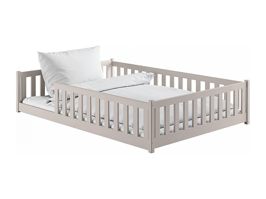 Lit enfant Moti 140X200 Cachemire Livré avec sommiers