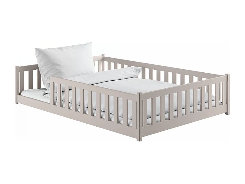 Lit enfant Moti 140X200 Cachemire Livré avec sommiers