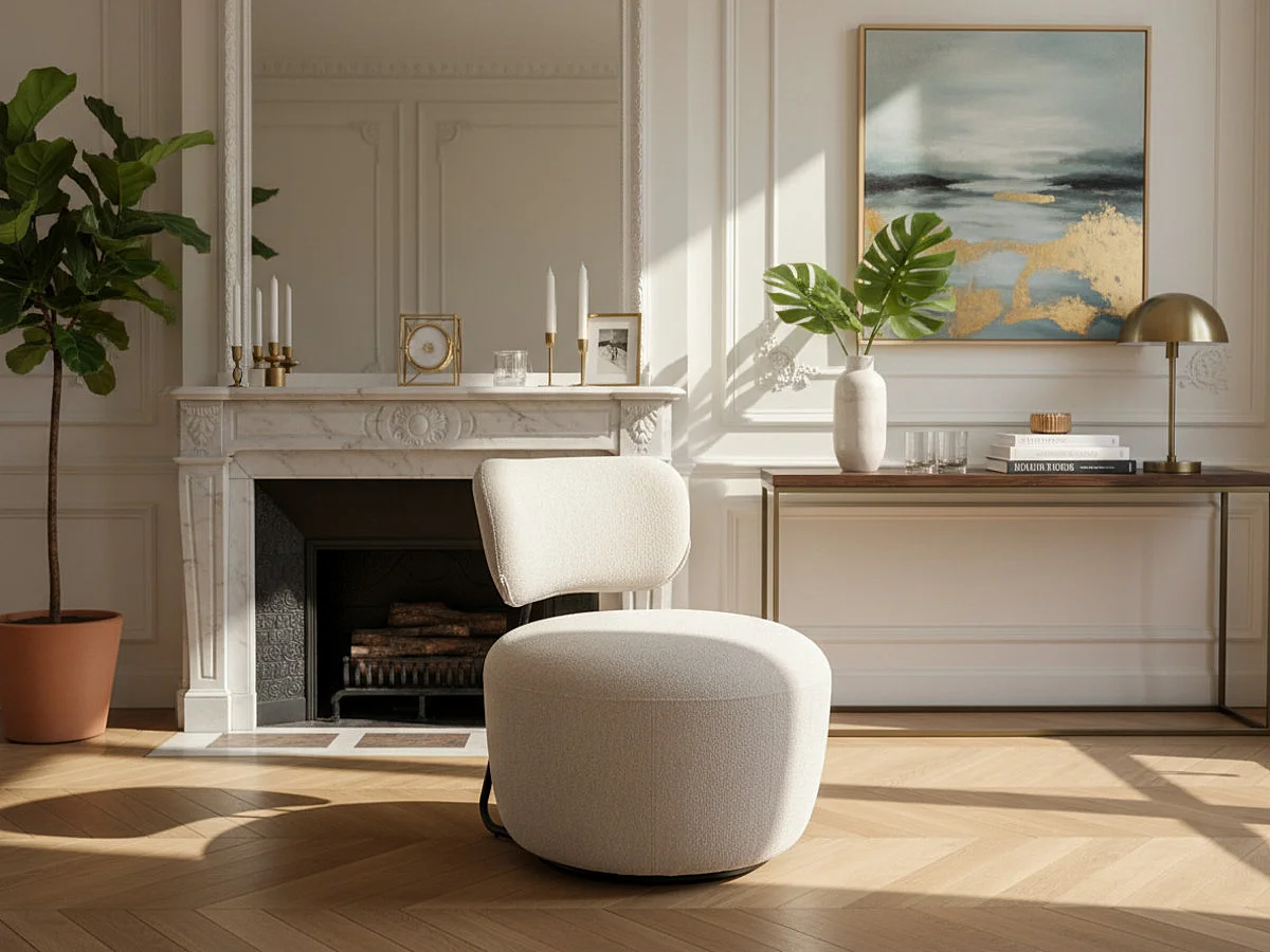 Fauteuil Carlos beige