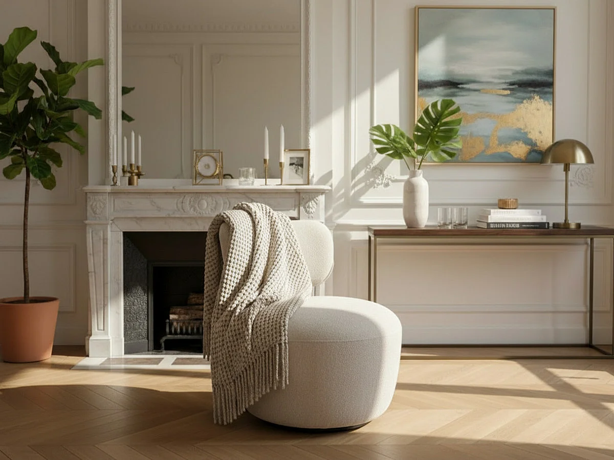 Fauteuil Carlos beige