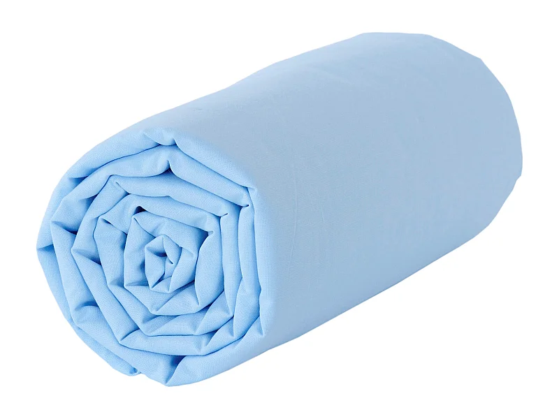 Drap en coton Baby Fox 118x180cm - Bleu layette