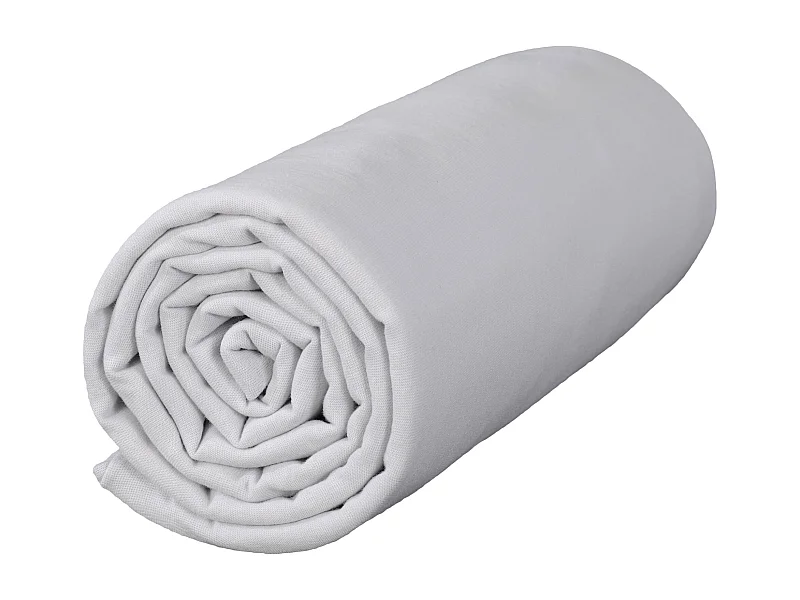 Drap en coton Baby Fox 118x180cm - Gris clair