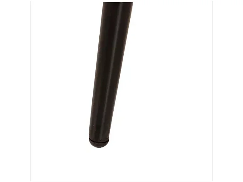 Tabouret de bar avec accoudoirs tissu noir