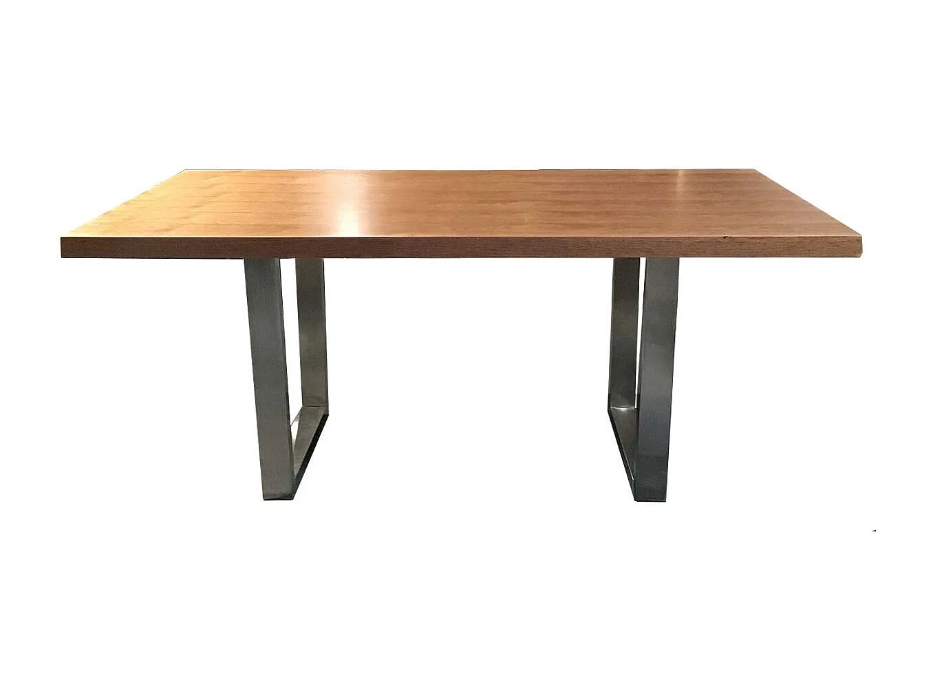 Table à manger bois MIA - Noyer - Bois foncé