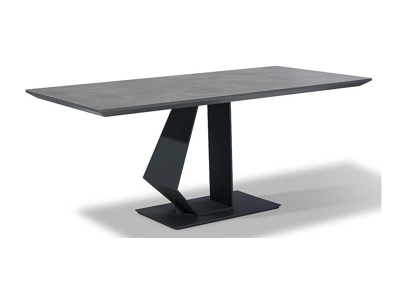 Table à manger YUKA - Gris - Gris