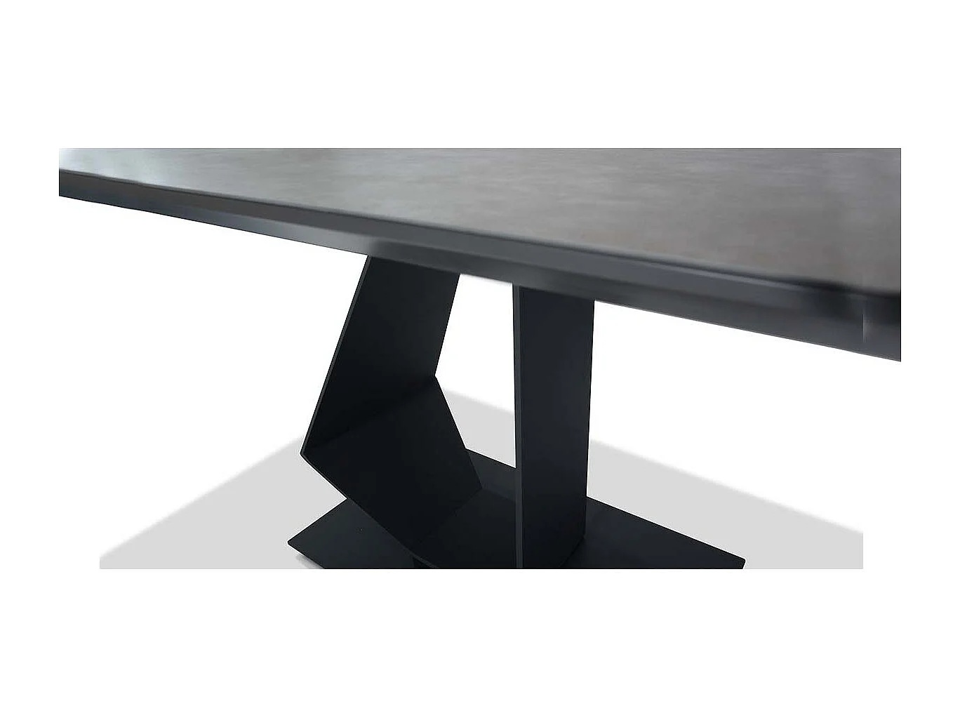 Table à manger YUKA - Gris - Gris