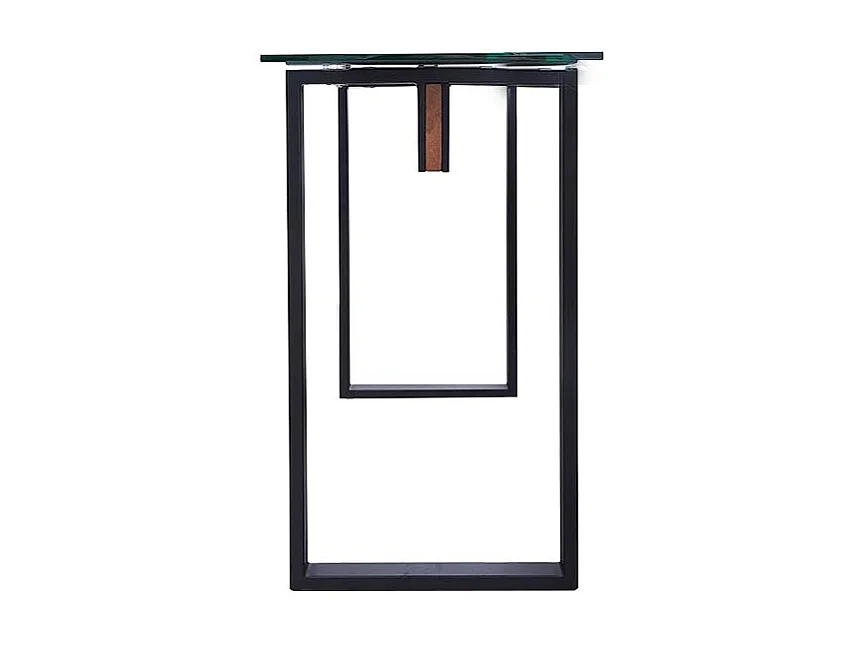 Console bois KALISTA - Frêne - Bois foncé