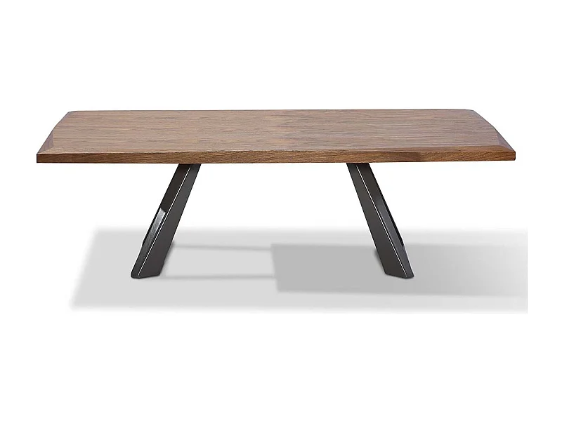 Table basse bois PUNE - Noyer - Marron