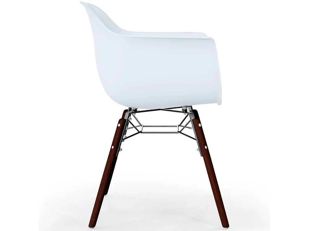 Chaises de Salle à Manger - Design Scandinave - Pieds en Bois Sombre - Lot de 4 - Nordika Jaune pâle