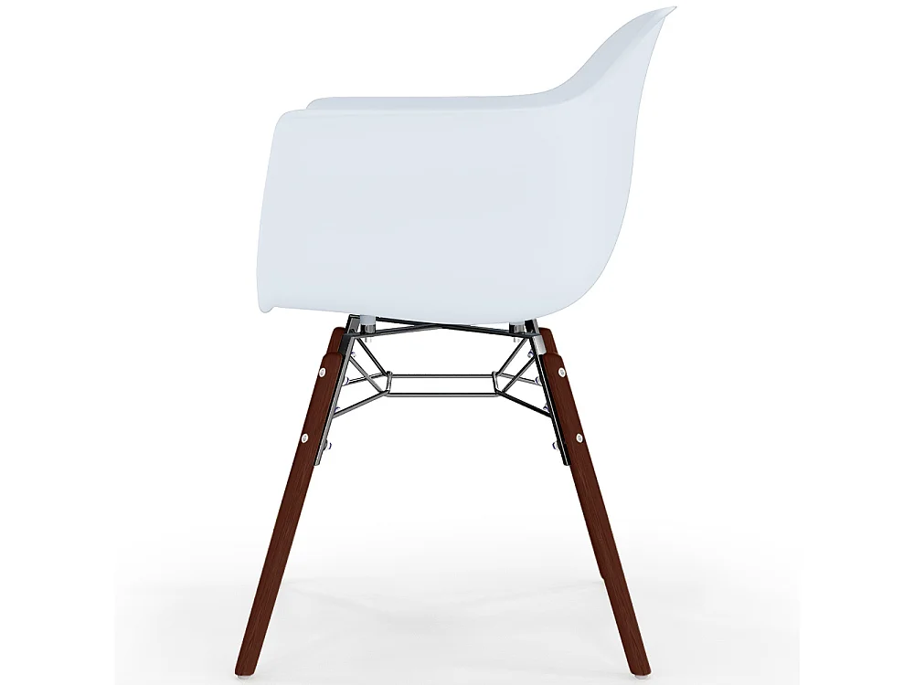 Chaises de Salle à Manger - Design Scandinave - Pieds en Bois Sombre - Lot de 4 - Nordika Noir