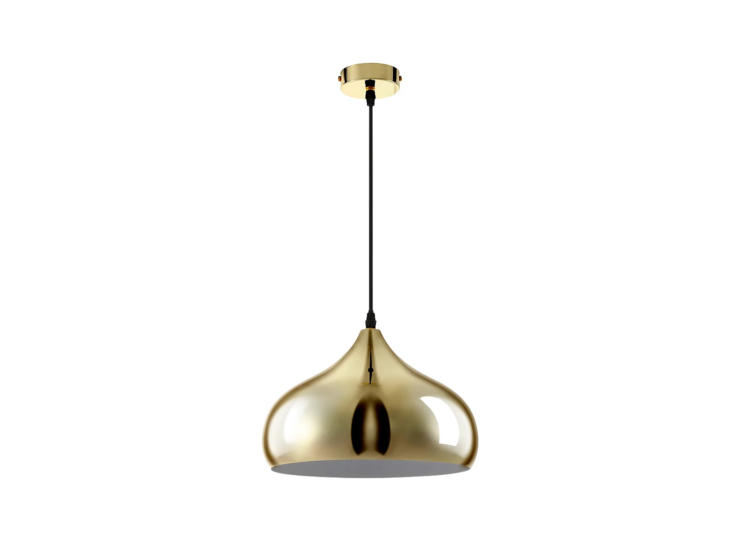 Suspension en métal doré brillant - D. 30 x H. 127 cm - OSARA