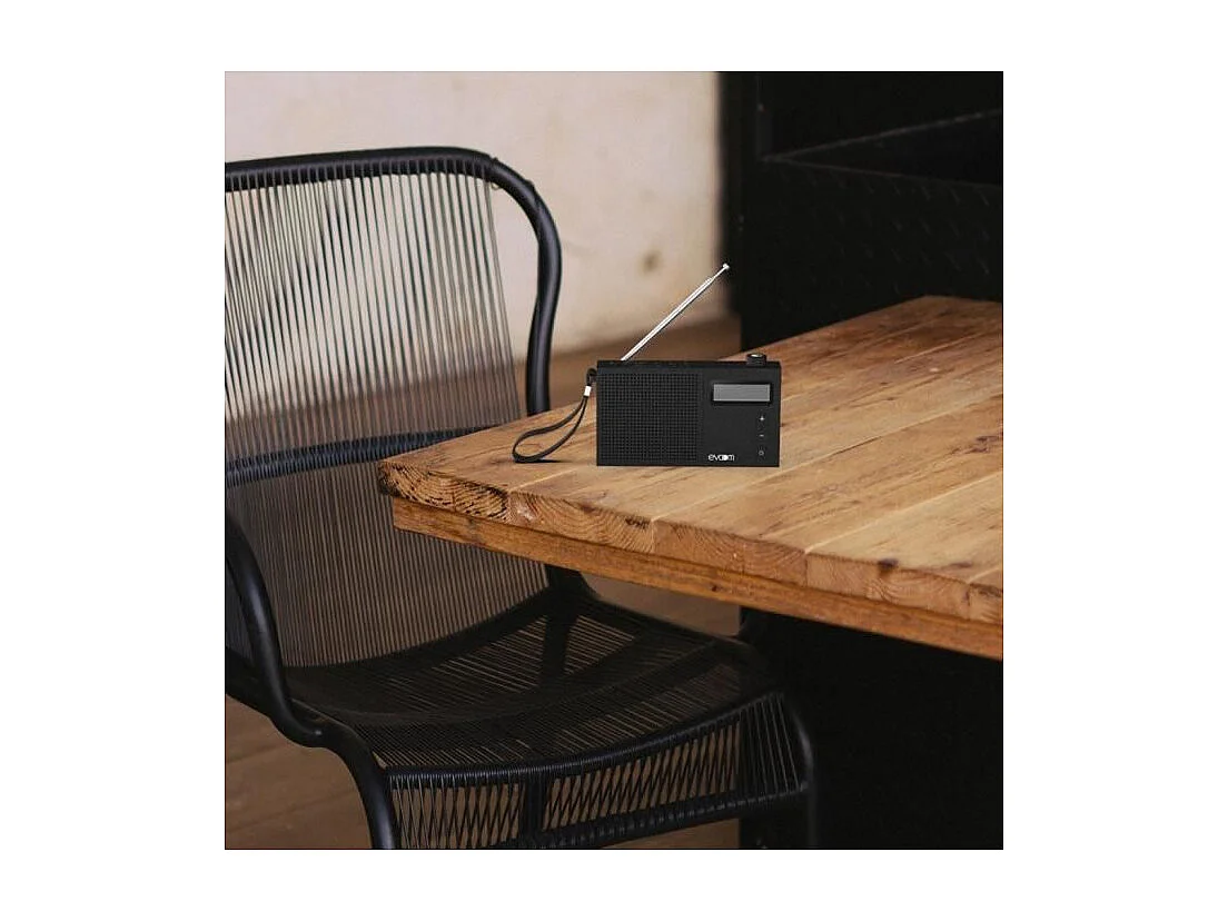 Radio réveil - EVOOM - EGY - Noir