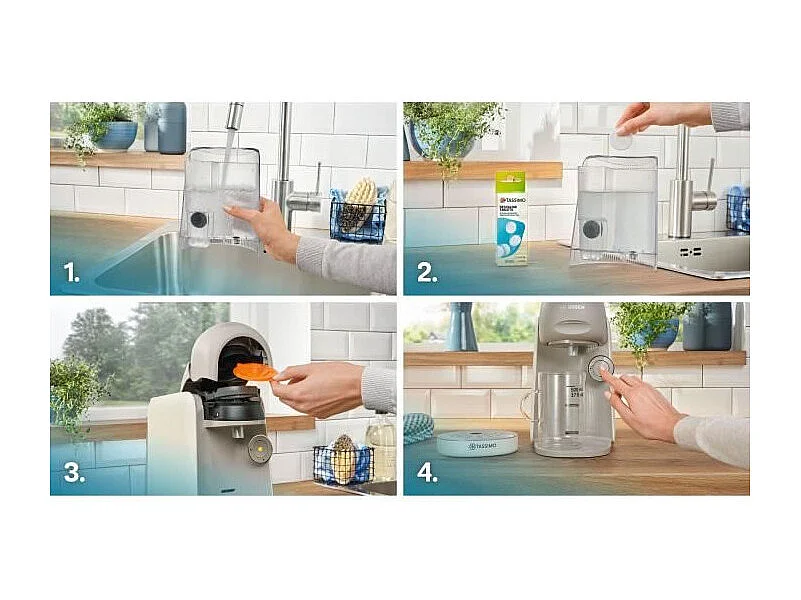 Machine a café multi-boissons - BOSCH - TASSIMO - T16 Finesse vanille - 1400 W