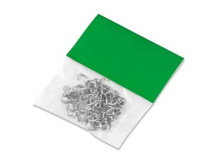 Sachet de 80 crampons métal pour fixation gabion acier galvanisé 19mm