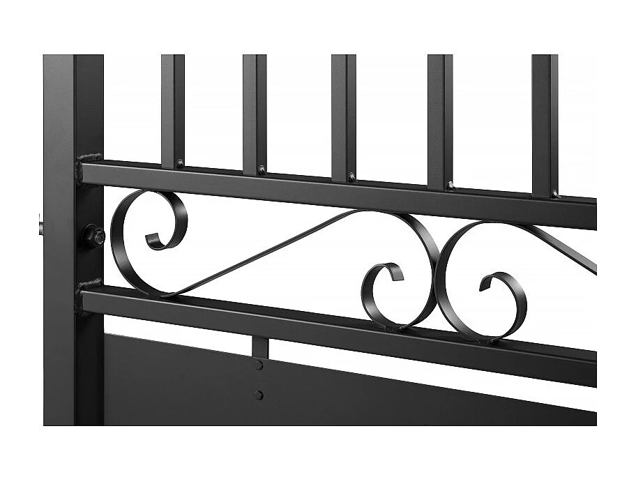 Aluminium Tuinpoort - Poort - 1m - Zwart - Weerbestendig - Traditioneel - Inclusief accessoires