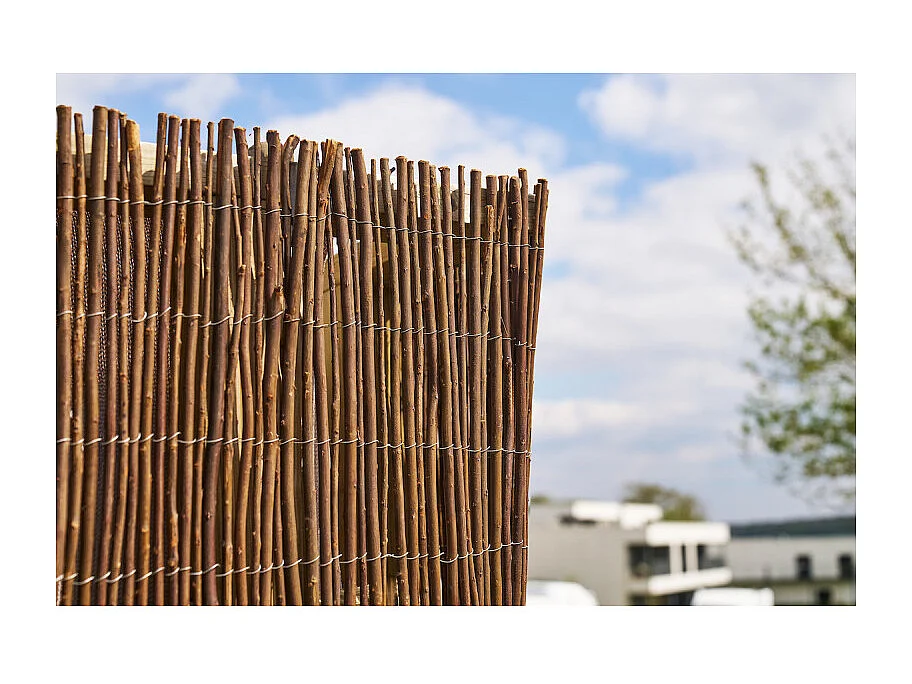 Canisse rouleau en osier naturel longueur 3m x H 1m80