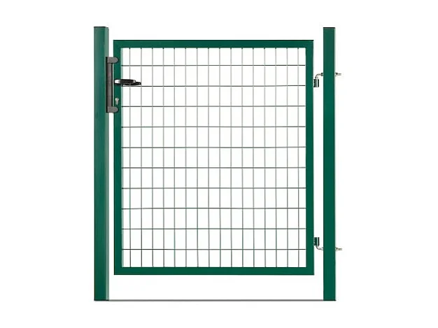 Portillon grillagé en acier galvanisé maille 100 x 50 L 1m x H 1m00 Vert