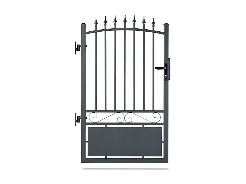 Aluminium Tuinpoort - Poort - 1m - Grijs - Weerbestendig - Traditioneel - Inclusief accessoires