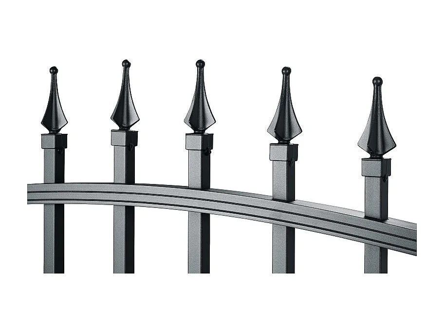 Aluminium Tuinpoort - Poort - 1m - Grijs - Weerbestendig - Traditioneel - Inclusief accessoires