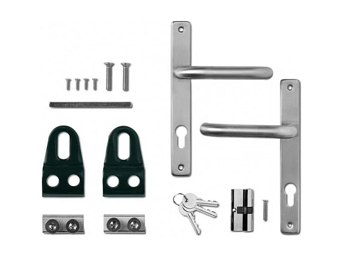 Stalen Spijlenpoort - Tuinpoort - 1 x 1,50 m - Incl Accessoires - Tuinbeveiliging - Groen