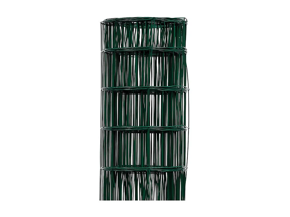Grillage en rouleau acier galvanisé maille 100x100 mm H1m00 x L20 m - Vert - Hauteur 1m00