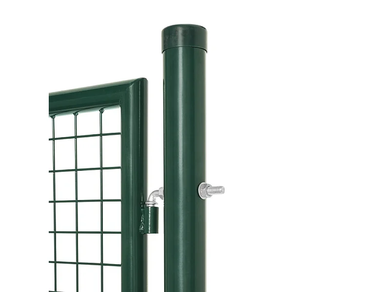 Tuinpoort - Staal - 1x1m - Maaswijdte 50x50mm - Groen