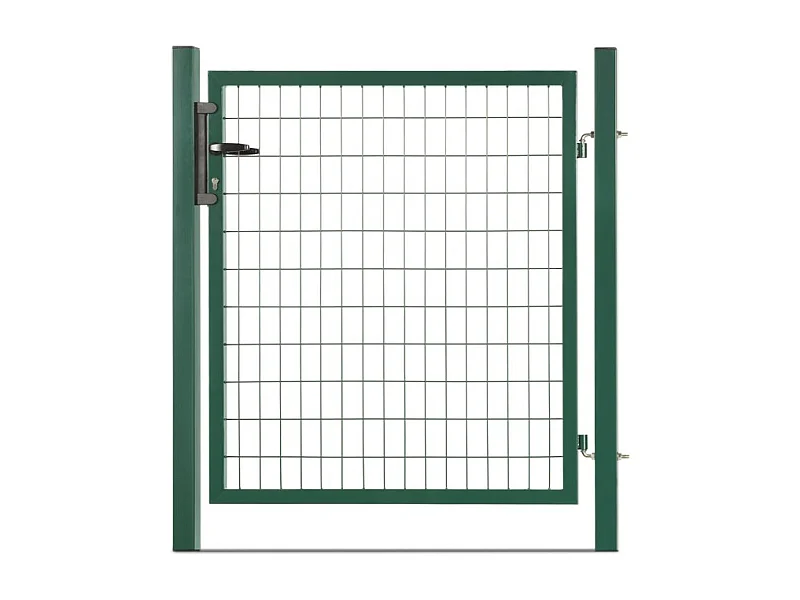 Portillon grillagé en acier galvanisé maille 100 x 50 L 1m20 x 1m00 Vert