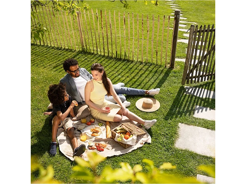 Portillon bois ganivelle H 1m20 x L 1m