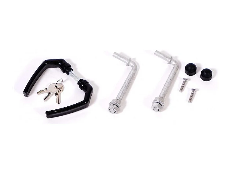 Tuinpoort - Staal - 1x2m - 50x50mm Maaswijdte - Zwart