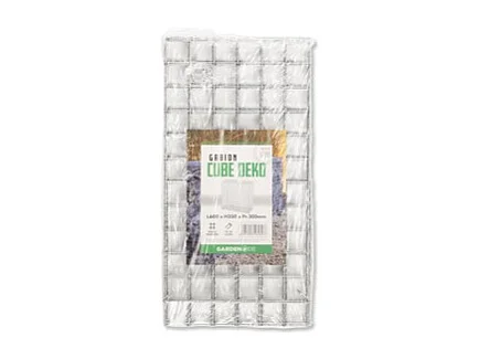 Gabion acier galvanisé L60 x H30 x Pr.30 cm tirants et crampons inclus