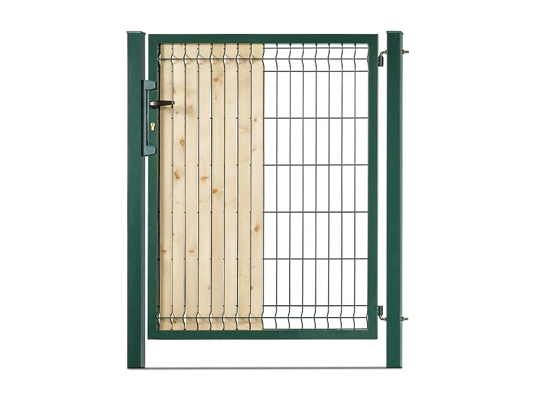 Tuinpoort - Staal - 1x1.80m - Groen - Oculteerbaar