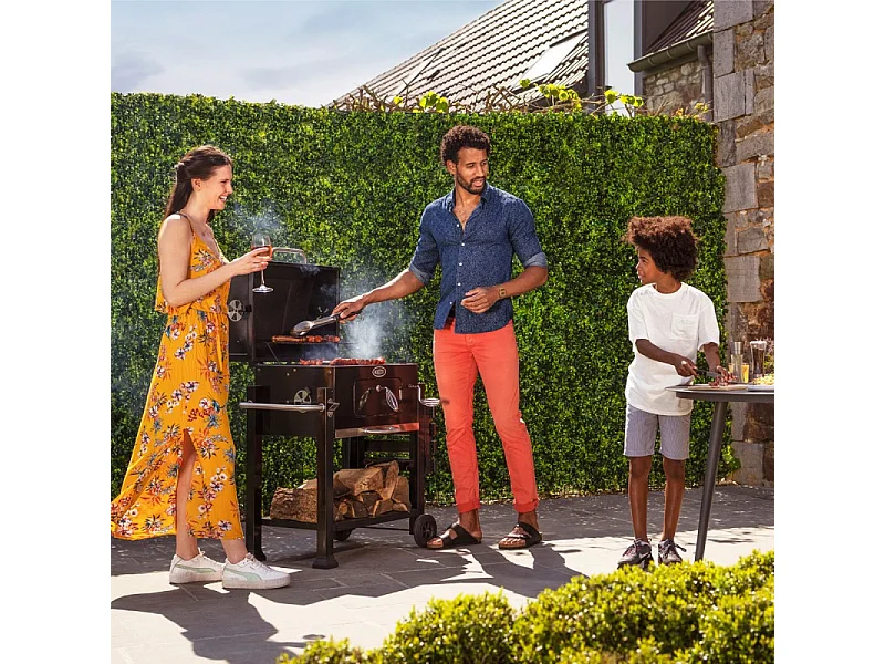 Plantenmuur - Kunststof Paneel - Fern - 1x1m - UV-Bestendig - Waterbestendig