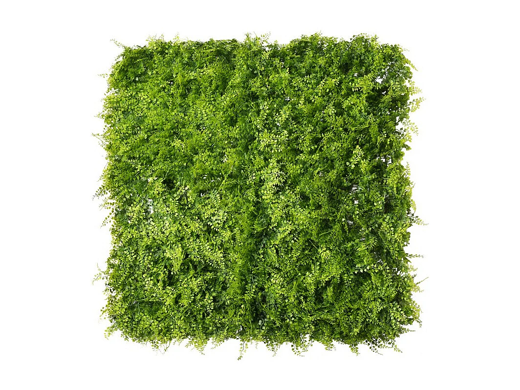 Plantenmuur - Kunststof Paneel - Fern - 1x1m - UV-Bestendig - Waterbestendig