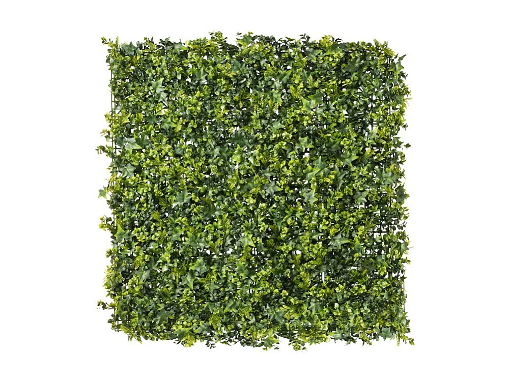 Plantenmuur - 1x1m - Ivy - Kunstof Paneel - UV-Bestendig - Waterbestendig