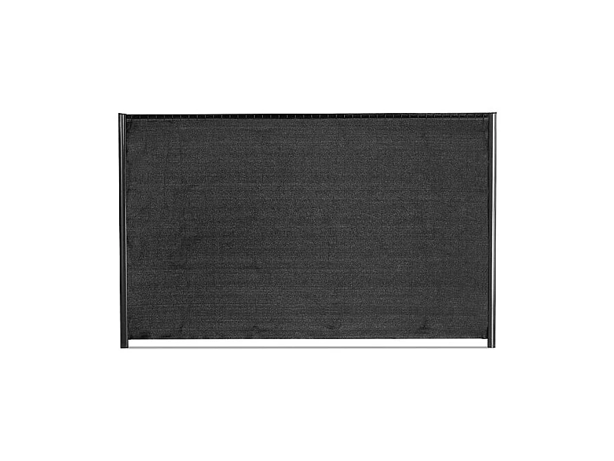 Brise vue toile en rouleau haute densité Occultation très élevée (350gr/m²) H 1m53 longueur 5M - Noir