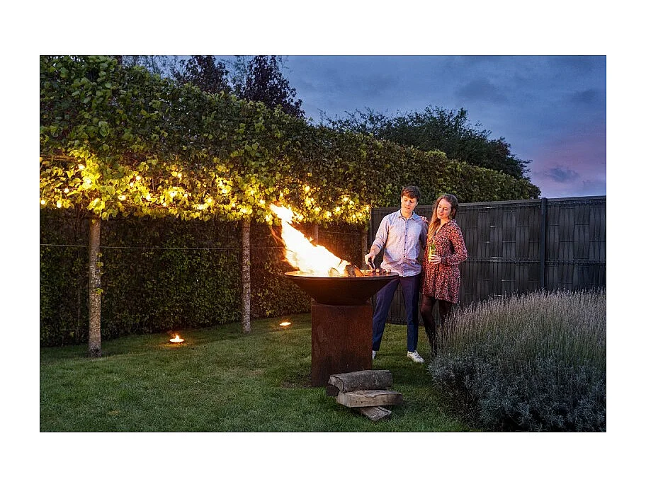 Kit de lamelles occultantes en bois composite à tresser H1m93 x L 2m50 maille 55 Gris anthracite