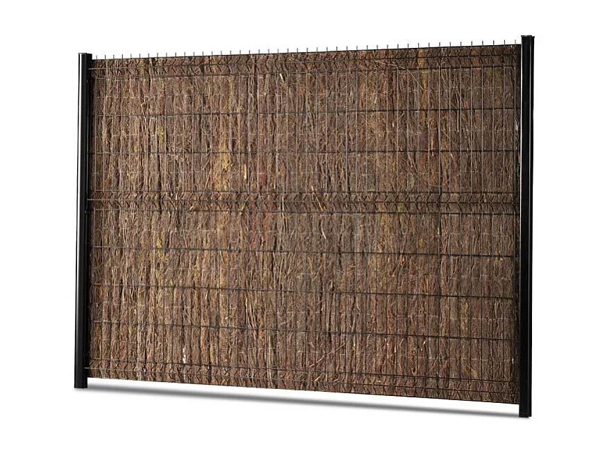 Heidemat Tuinscherm - 3 x 2m - 8kg/mÂ² - 40mm - Brandwerend - Privacy