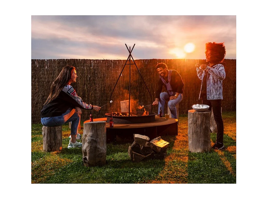 Heidemat Tuinscherm - 3 x 2m - 8kg/mÂ² - 40mm - Brandwerend - Privacy