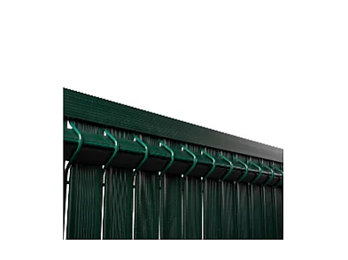PVC Tuinscherm - Privacy Latten - Kunststof - 2,50x1,23m - Groen - Privacyscherm