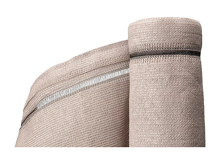 Brise vue 220 g/m² occultation élevée H1m50 x L 10m Taupe