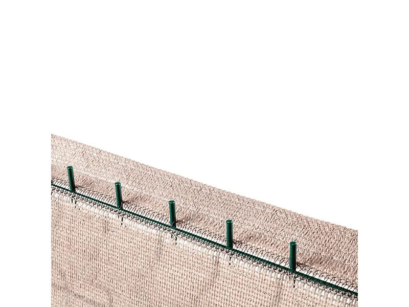 Brise vue 220 g/m² occultation élevée H1m00 x L 10m Taupe