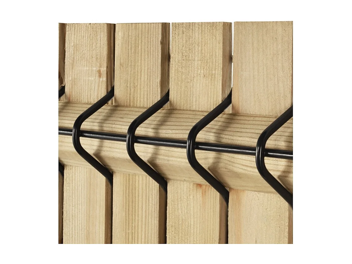 Houten blinderingskit gaas 55mm 2,50x1,03m Wood Slat