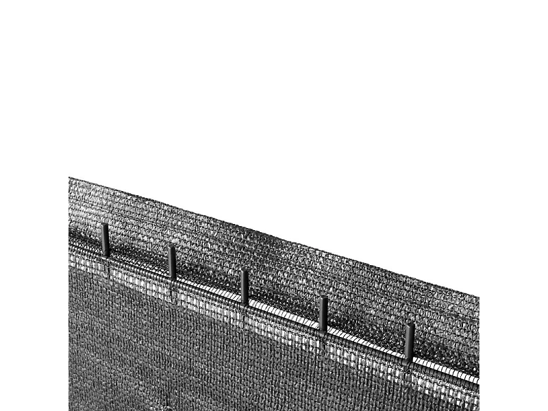 Privacyschermen - Tuinscherm - 220g/mÂ² - 10x2m - Anti-UV - Grijs