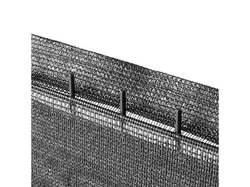 Brise vue toile en rouleau haute densité Occultation très élevée (350gr/m²) H 1m53 longueur 5M - Gris anthracite