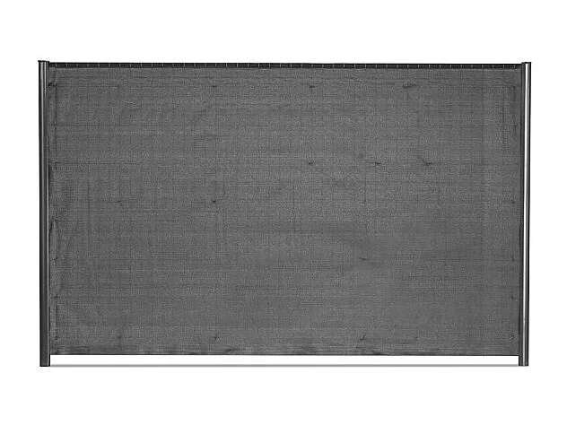 Brise vue toile en rouleau haute densité Occultation très élevée (350gr/m²) H 1m53 longueur 5M - Gris anthracite