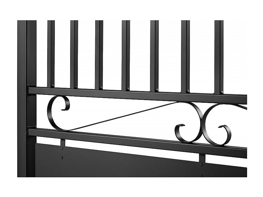 Portail aluminium tradition style ferronnerie 3m00 Noir