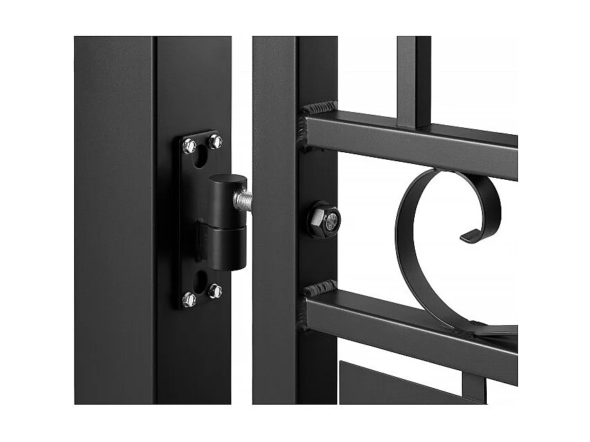 Portail aluminium tradition style ferronnerie 3m00 Noir