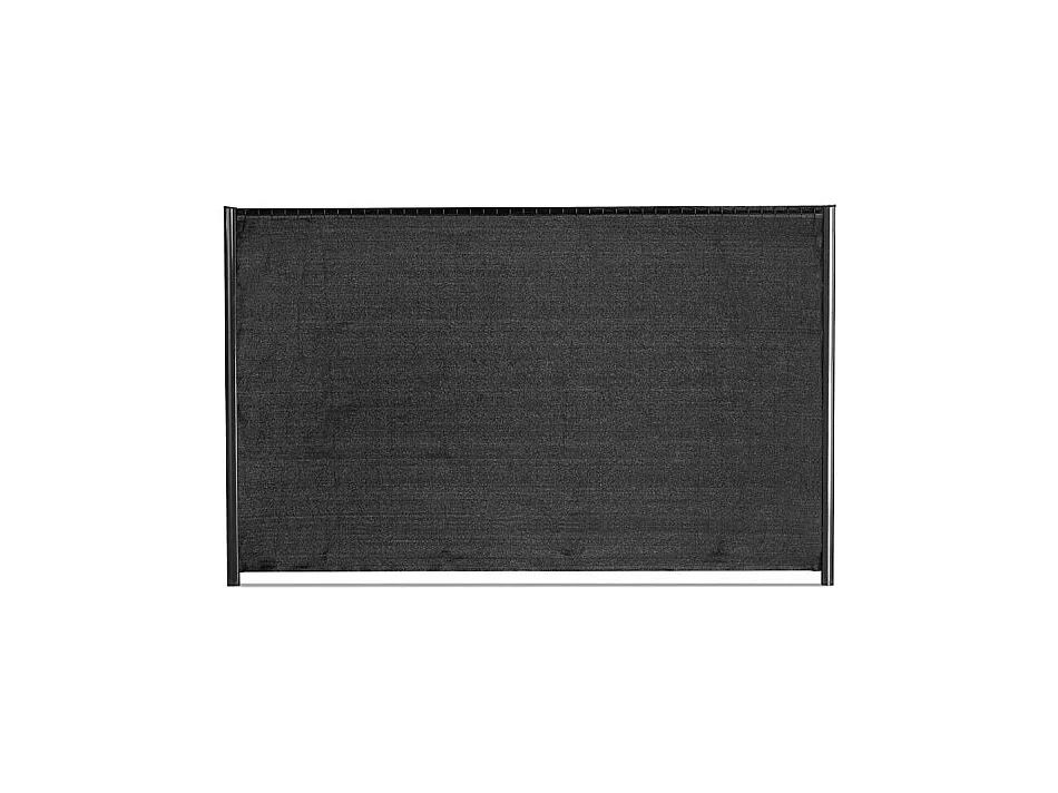 Brise vue toile en rouleau haute densité Occultation très élevée (350gr/m²) H 1m03 longueur 5M - Noir