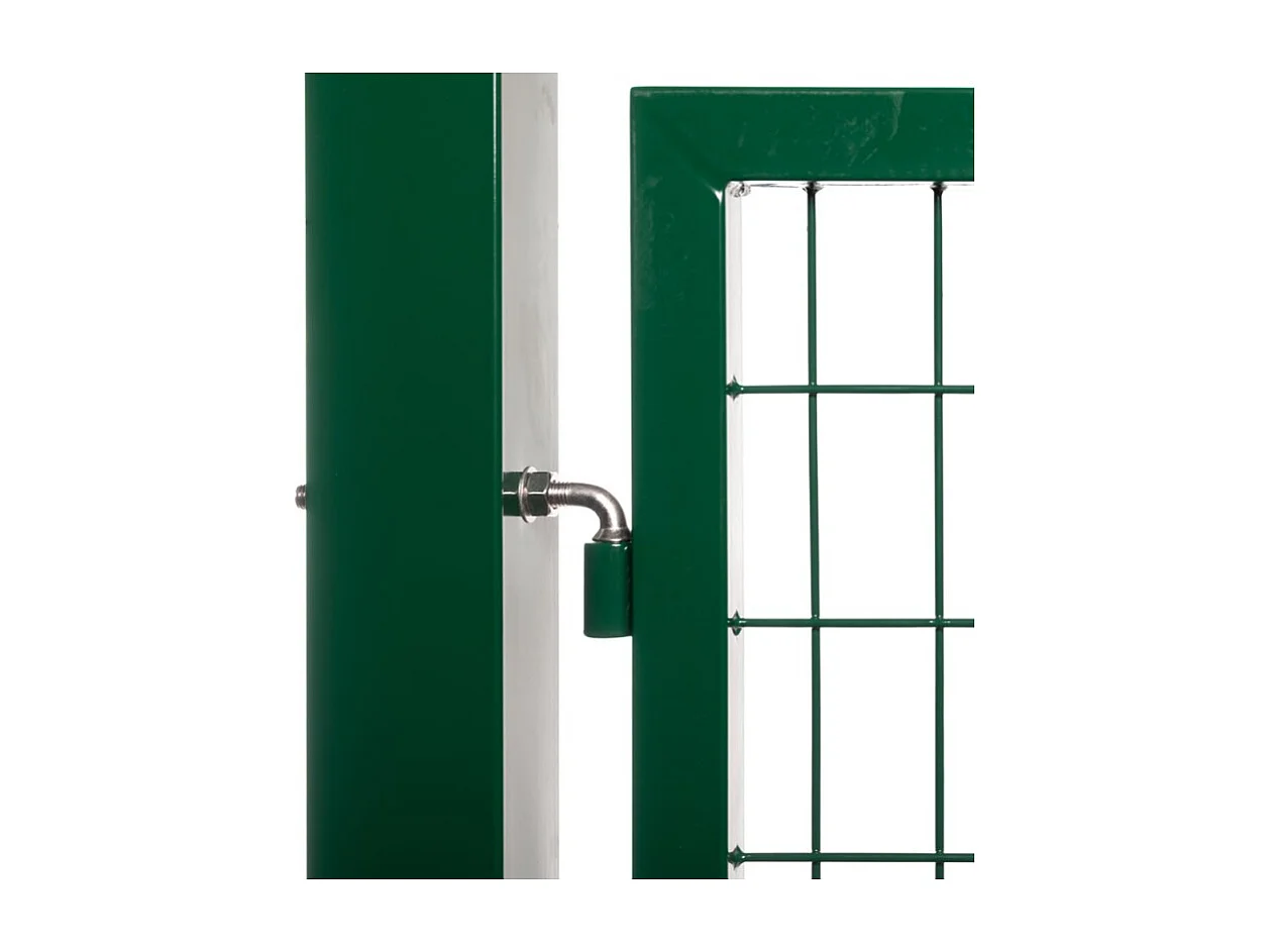 Portail grillagé Square passage 4m ht 1m70 vert